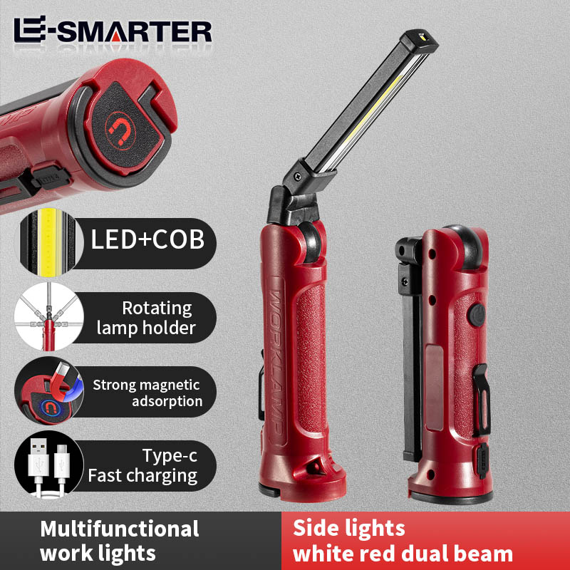 Car Accessories Hanging - COB LED Work Light Rechargeable Folding