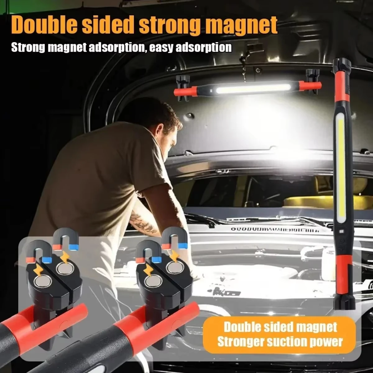 High Lumen Rechargeable LED Wo - Car Accessories Hanging ulasan dan harga