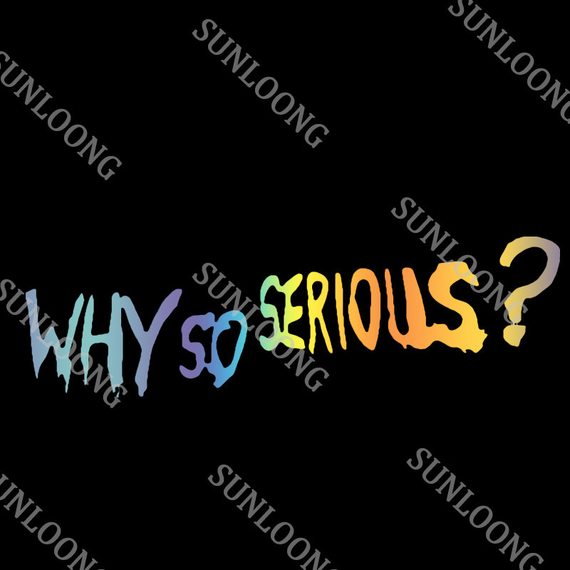 Personalized Why So Serious Ca - Car Accessories Joker ulasan dan harga