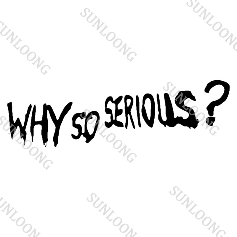 Personalized Why So Serious Ca - Car Accessories Joker ulasan dan harga