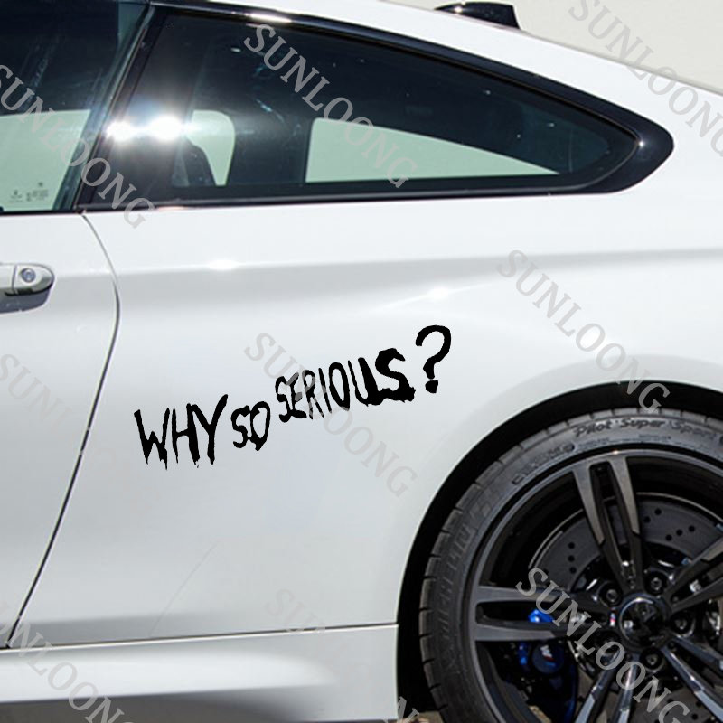 Personalized Why So Serious Ca - Car Accessories Joker ulasan dan harga