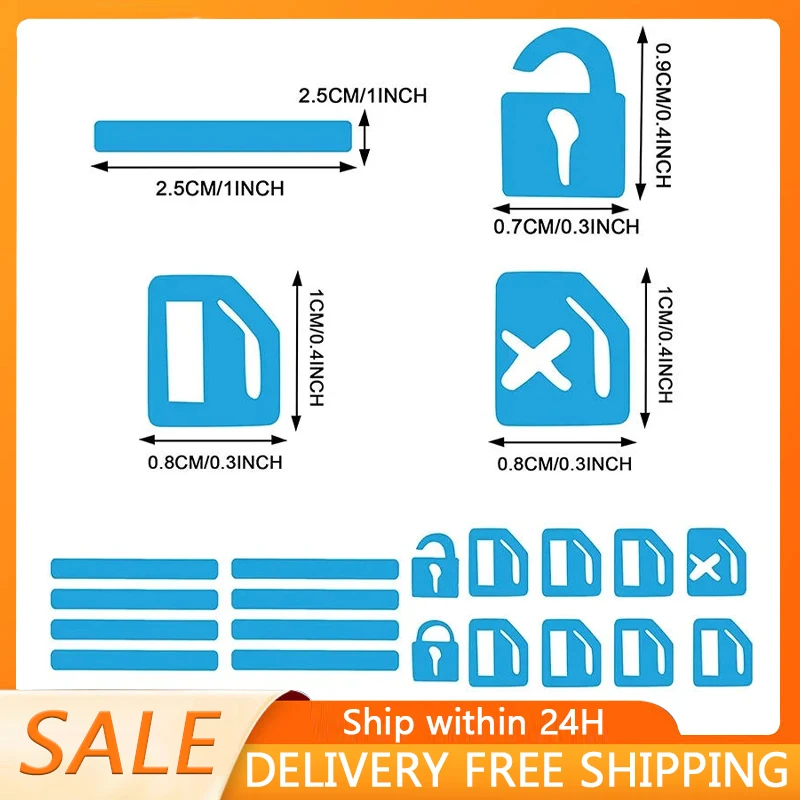 18pcs Car Window Control Butto - Car Accessories For Inside ulasan dan harga