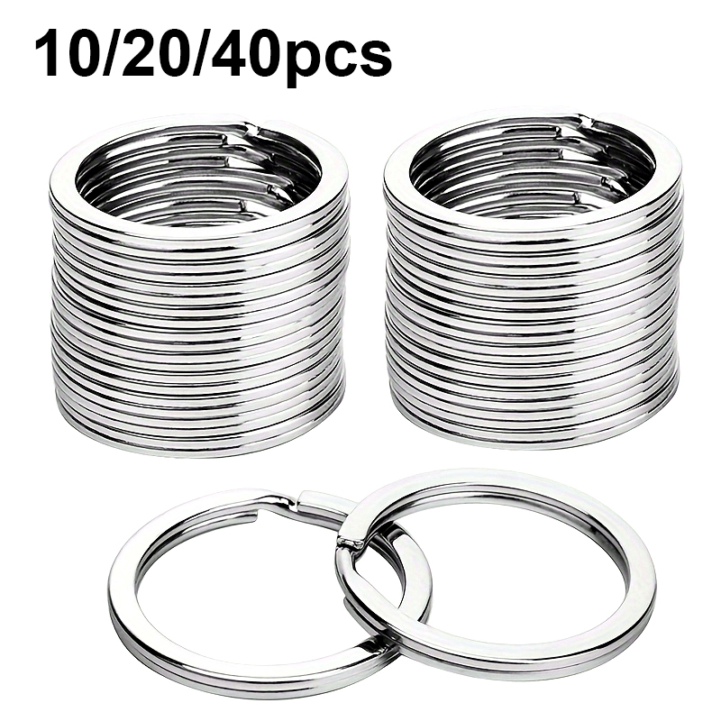 10/20/40pcs Split Key Rings Ke - Car Accessories Hanging ulasan dan harga