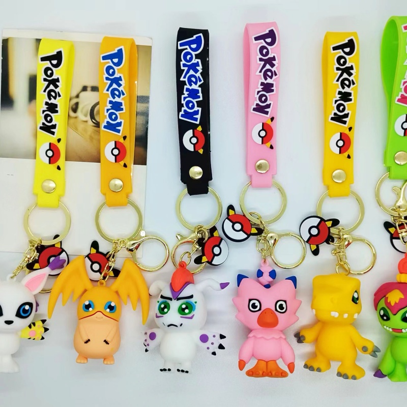 Digimon Keychain, 3D Model Key - Car Accessories In Japan ulasan dan harga