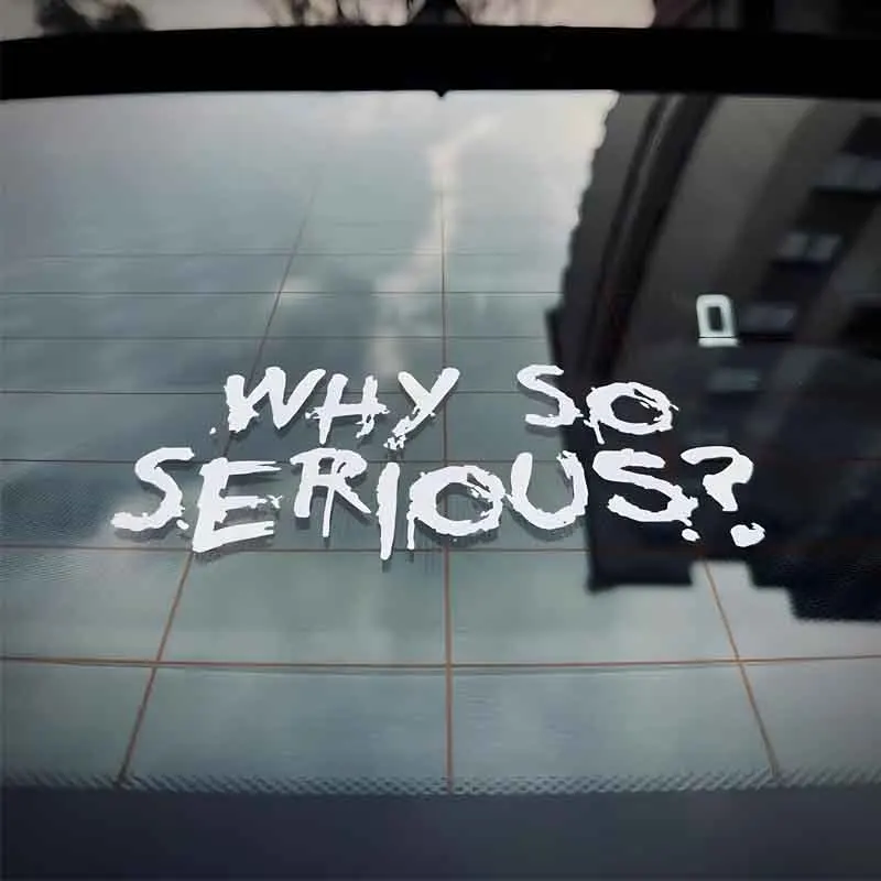 Why So Serious Joker Motorcycl - Car Accessories Joker ulasan dan harga