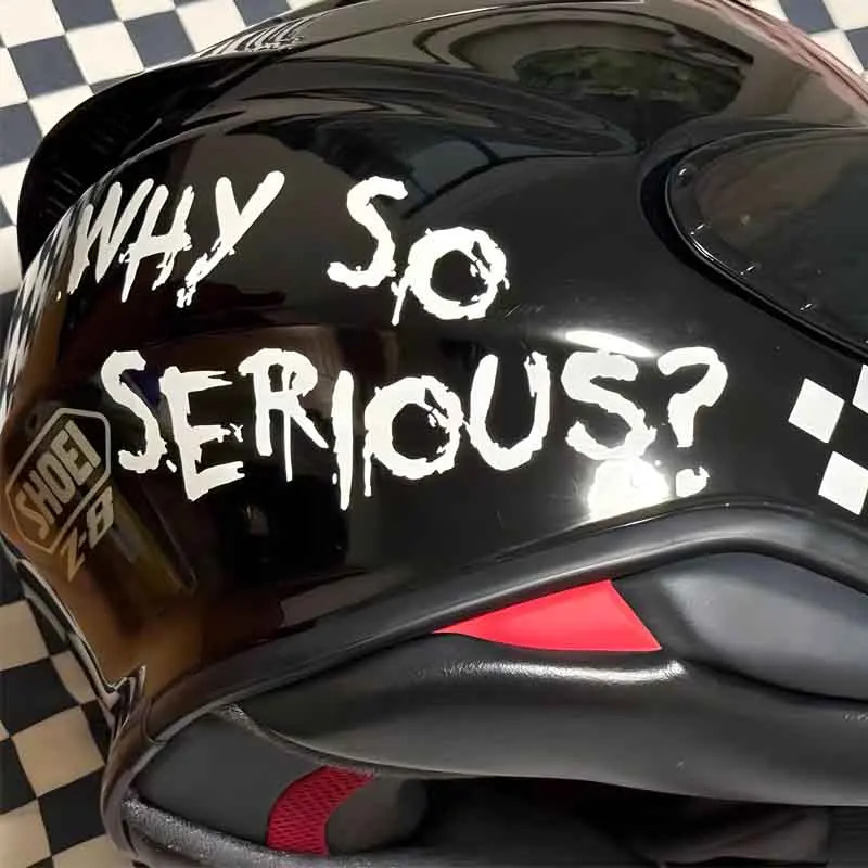 Why So Serious Joker Motorcycl - Car Accessories Joker ulasan dan harga