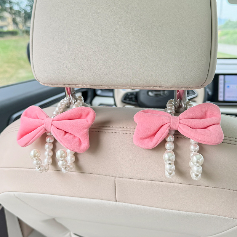 2pcs Car Rear Seat Hook White  - Car Accessories Hanging ulasan dan harga