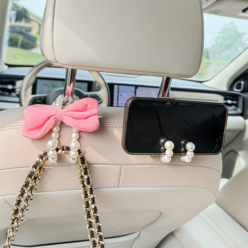 2pcs Car Rear Seat Hook White  - Car Accessories Hanging ulasan dan harga