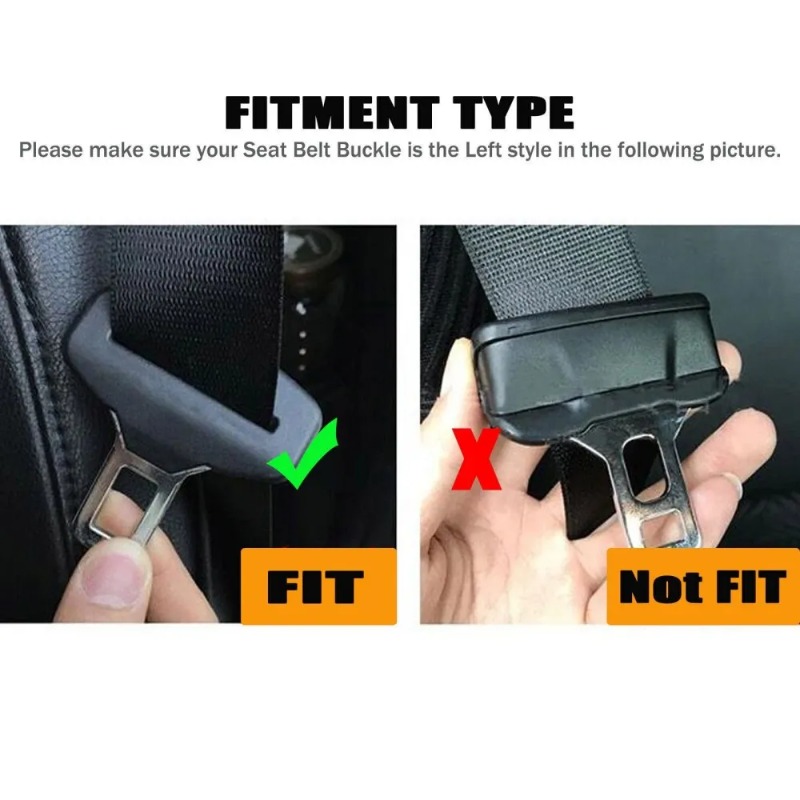 2pcs Car Seat Belt Clip Silico - Car Accessories For Inside ulasan dan harga