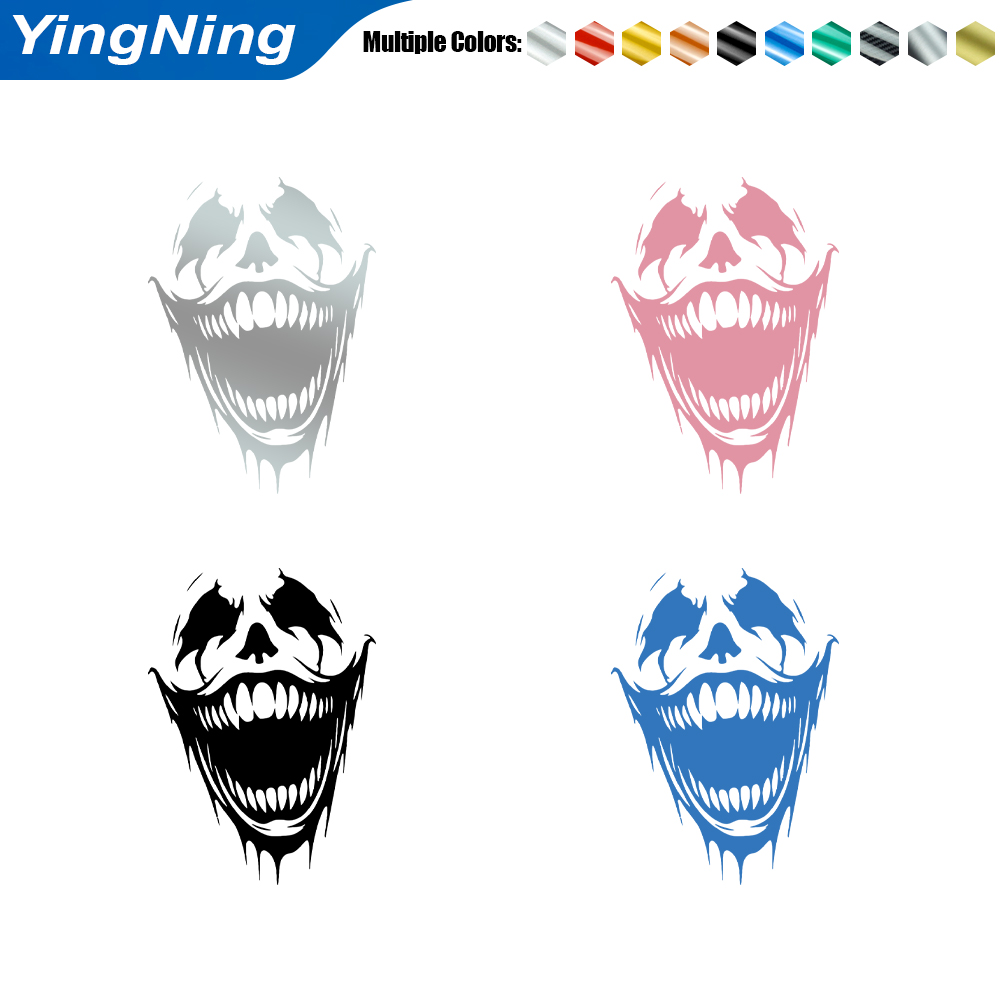 Scary Joker Smile Car Stickers - Car Accessories Joker ulasan dan harga
