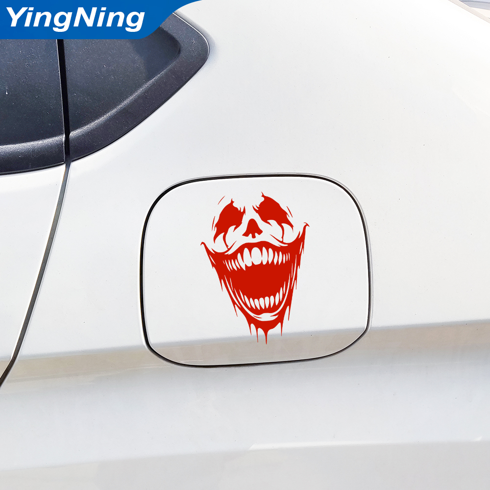 Scary Joker Smile Car Stickers - Car Accessories Joker ulasan dan harga