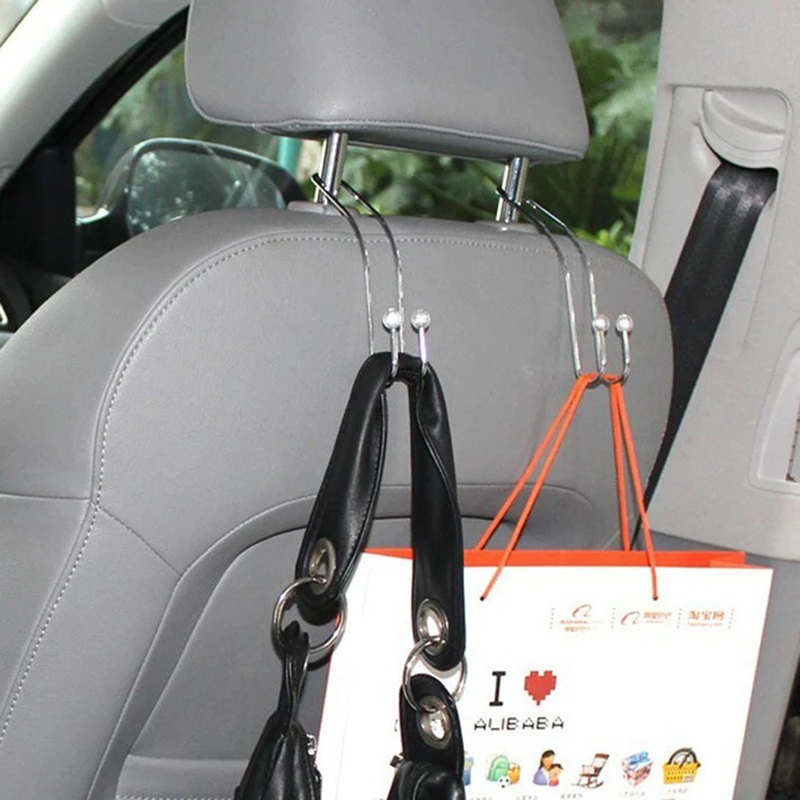 2pc/set Metal Car Seat Hook Au - Car Accessories Hanging ulasan dan harga