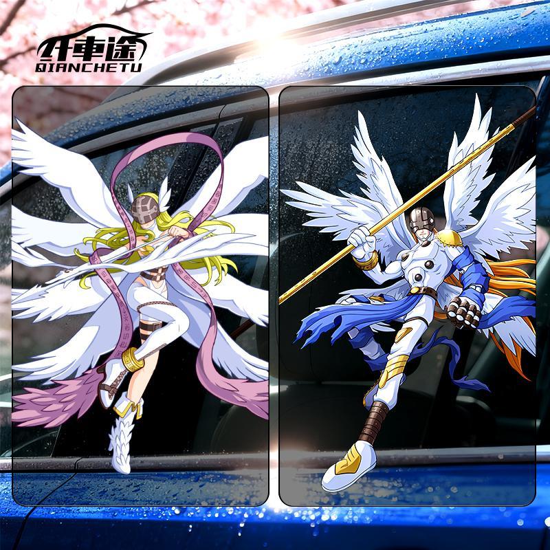 Digimon Car Sticker Cute Fashi - Car Accessories In Japan ulasan dan harga