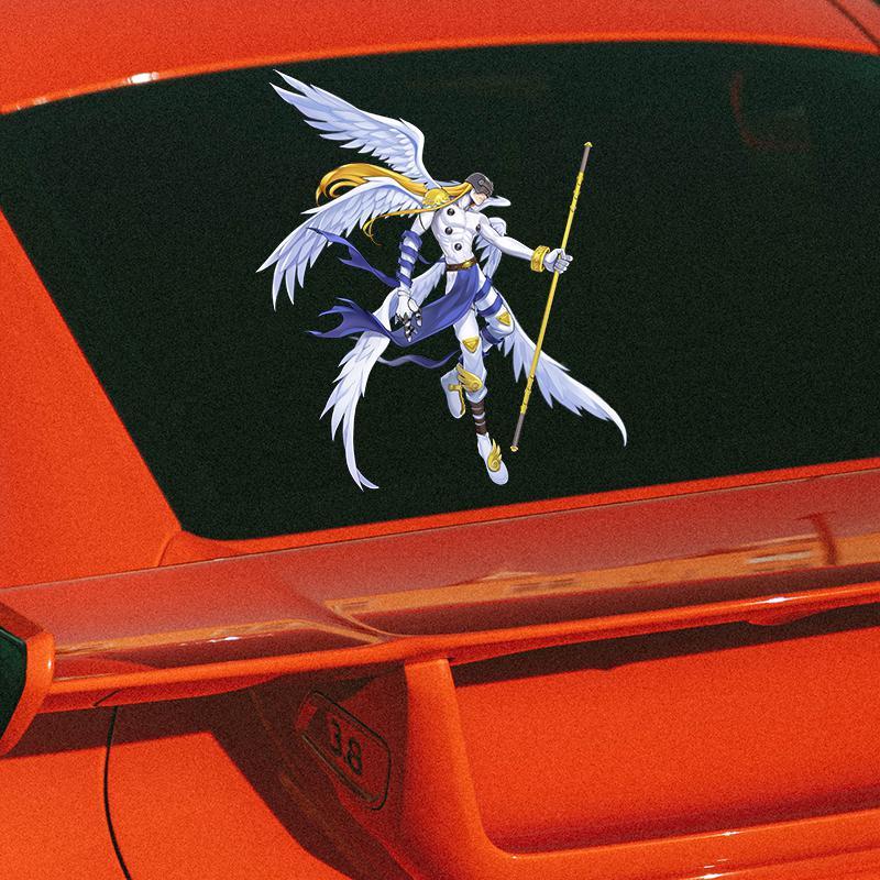 Digimon Car Sticker Cute Fashi - Car Accessories In Japan ulasan dan harga