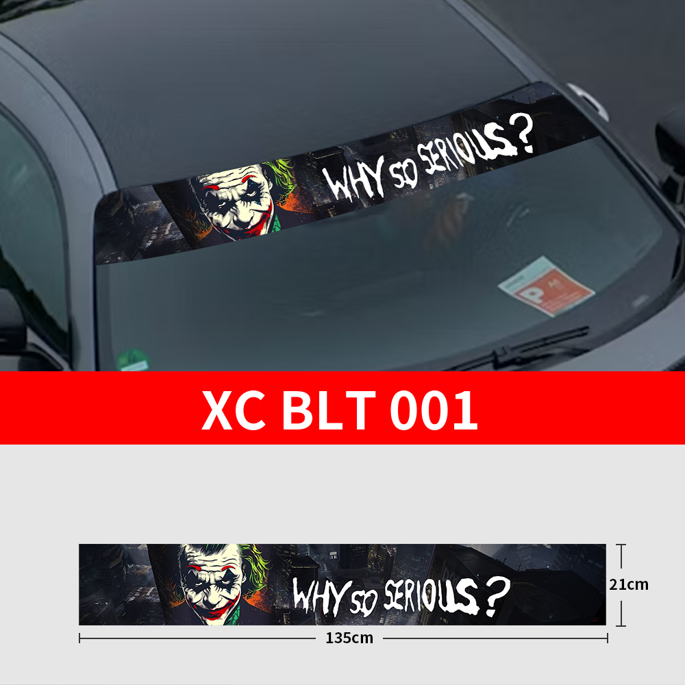 Why So Serious Car Sticker fun - Car Accessories Joker ulasan dan harga
