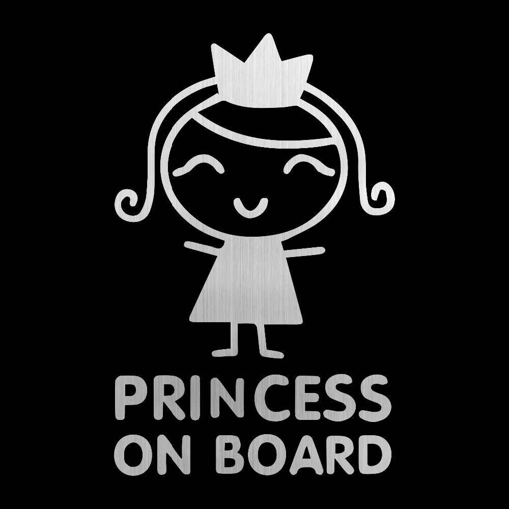 Car Stickers Personality Princ - Car Accessories Girl ulasan dan harga