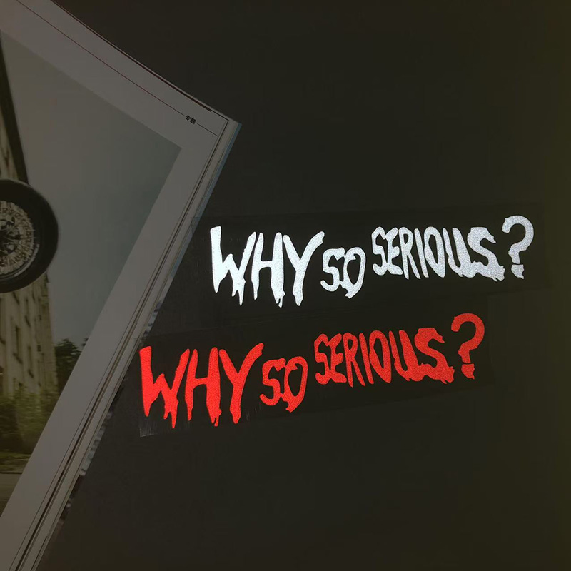 Why So Serious Decals Motorcyc - Car Accessories Joker ulasan dan harga