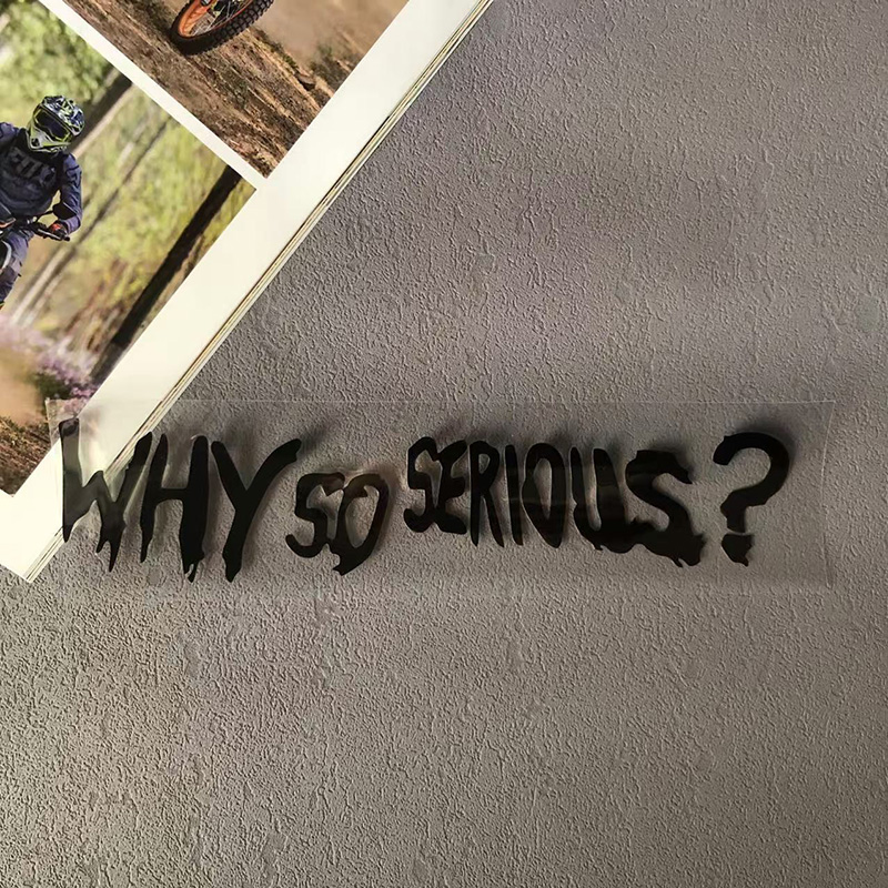 Why So Serious Decals Motorcyc - Car Accessories Joker ulasan dan harga