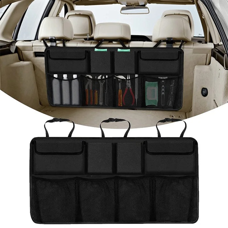 Car Rear Racks Storage Bag Net - Car Accessories Hanging ulasan dan harga