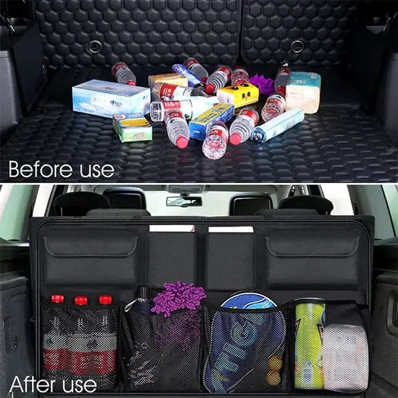 Car Rear Racks Storage Bag Net - Car Accessories Hanging ulasan dan harga
