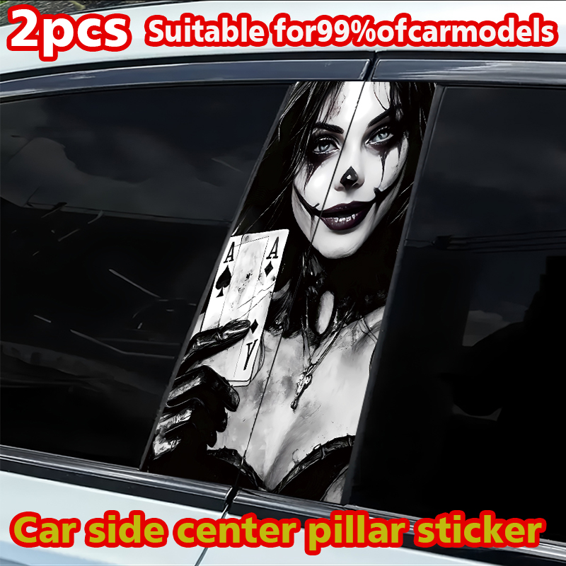 2pcs car B-pillar stickers Jok - Car Accessories Joker ulasan dan harga