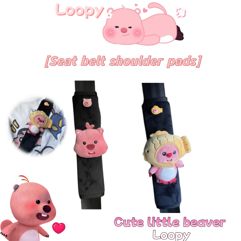 Car Seat Belt Decoration Plush - Car Accessories Girl ulasan dan harga